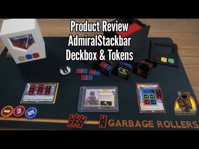 Product Review & Giveaway – AdmiralStackbar Deckbox & Tokens